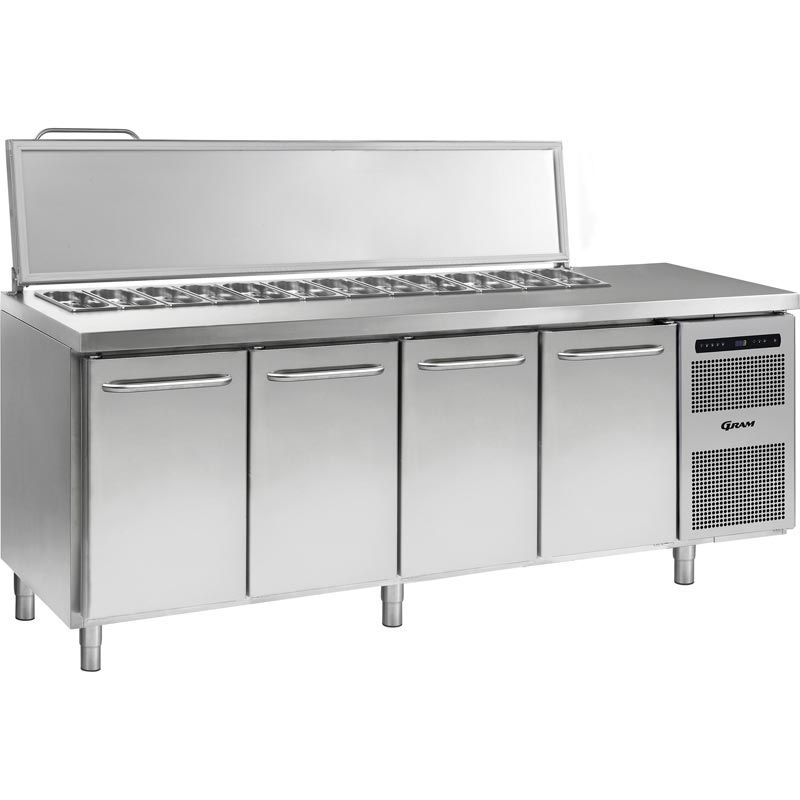 Gram GASTRO 07 K 2207 saladiëre - 4 deuren en 9 x 1/3 GN