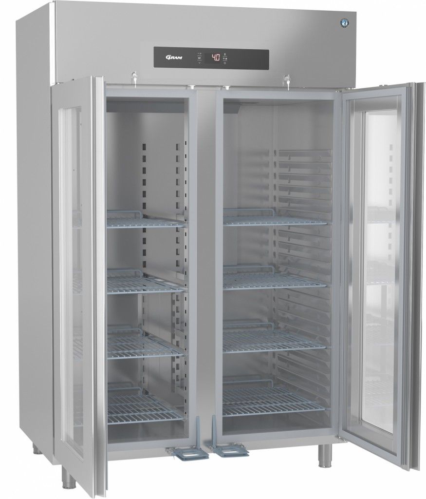 Hoshizaki Gram PREMIER KG 140 L dubbeldeurs glasdeur koelkast
