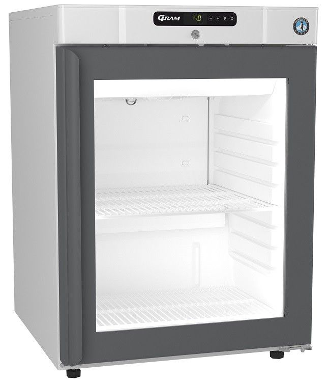Gram COMPACT onderbouw koelkast met glasdeur - KG220L DR G E - Wit