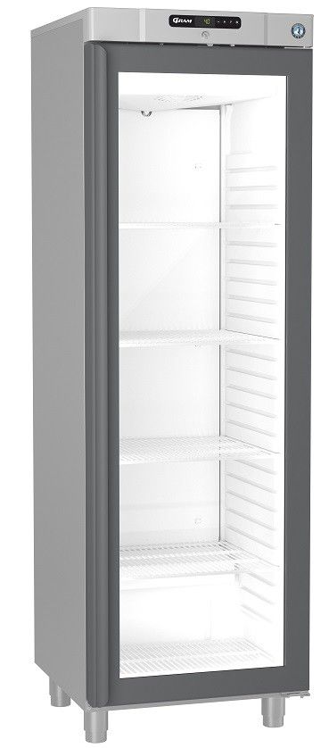 Gram COMPACT vrieskast met glasdeur FG 420R DR G - RVS