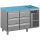Gram Premier K 2 B 3D 3D L E koelwerkbank - 6 laden - 1/1 GN