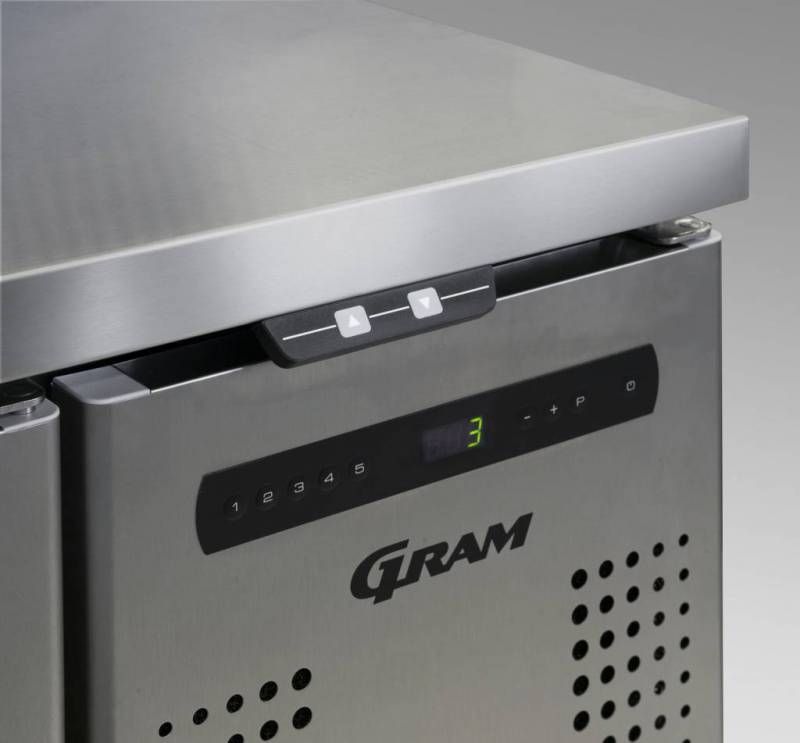 Gram GASTRO 07 K 1807 CSG A DL/DL/DR L2 koelwerkbank - 3 deuren