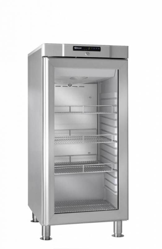 Gram COMPACT KG 310 RH 60HZ LM 3M glasdeur koelkast - enkeldeurs - RVS