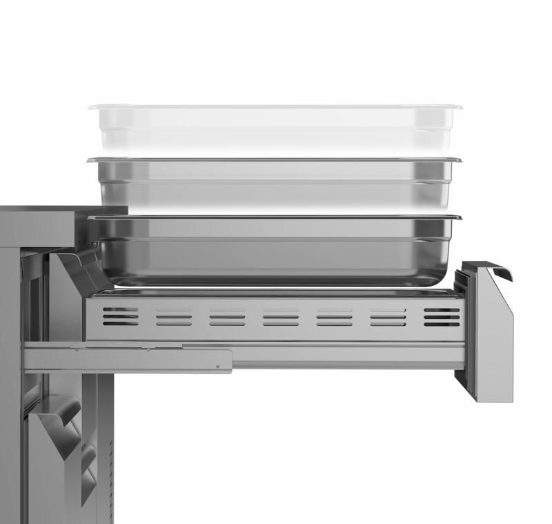 Snowflake / Hoshizaki GII SCR-225DG-LLRR-RRC-L2 koelwerkbank - 4 deurs